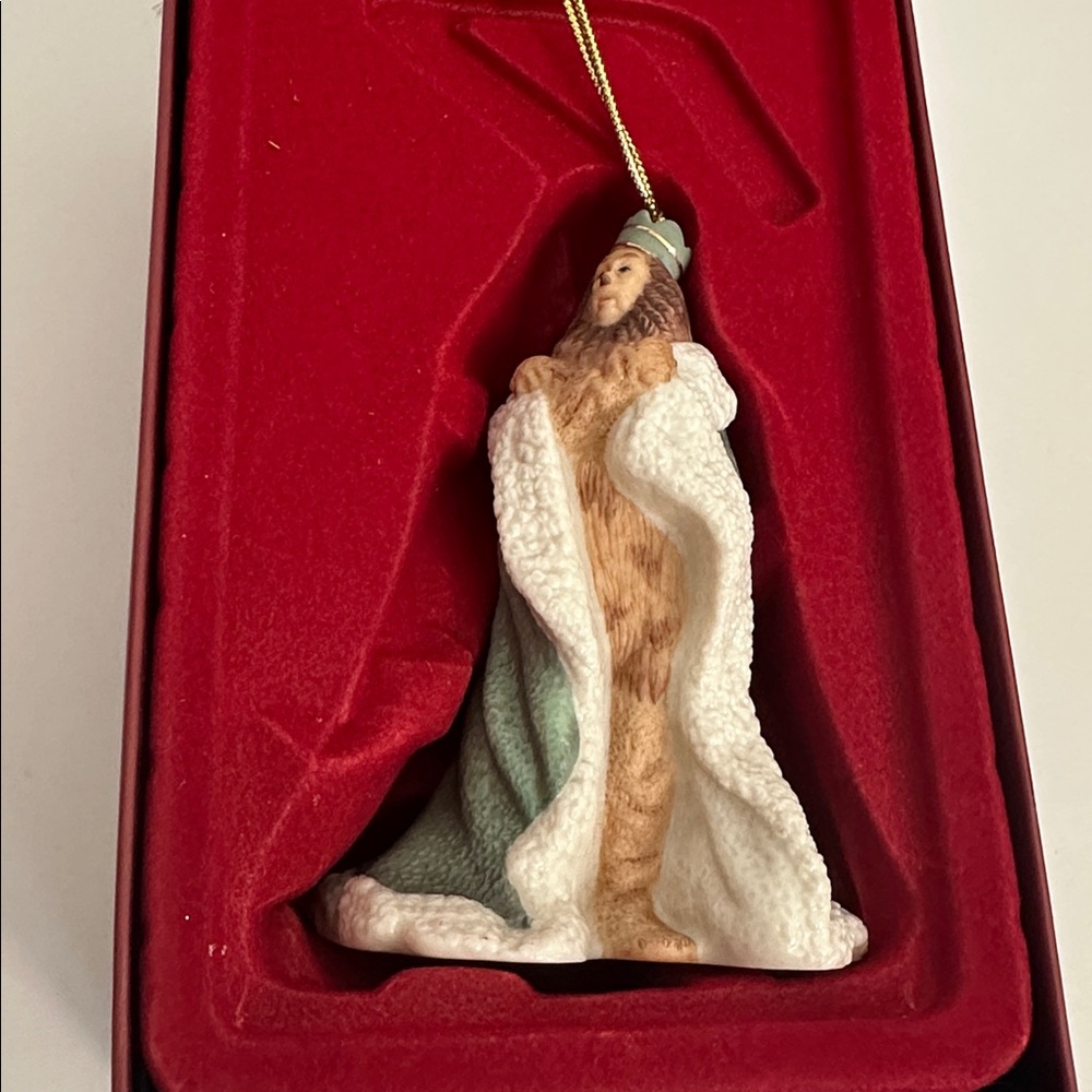 Lenox Cowardly Lion Ornament Christmas Collection Wizard of Oz Original Box